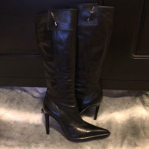 Casadei Italian Leather Boots Size 9/Euro 39